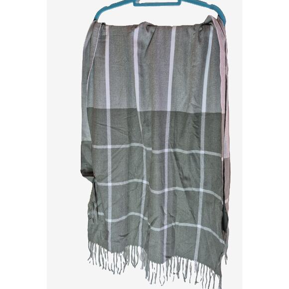 RIIQIICHY Scarf for Women Scarves and Wraps Pashmina Light Green - Picture 4 of 4